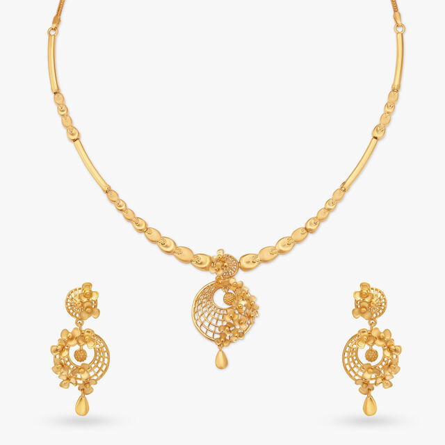 Fragrant Bouquet Necklace Set 