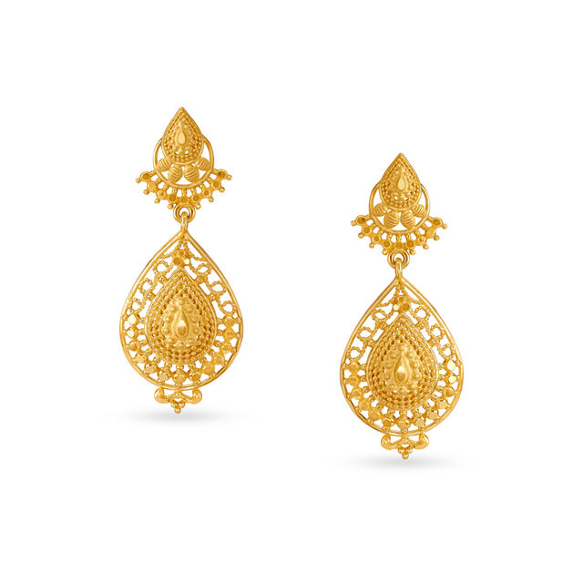 Delicate Teardrop Drop Earrings 