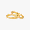 Textured Elegance Gold Bangles 