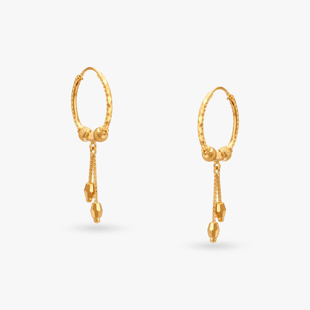 Elegant Gold Hoop Earrings