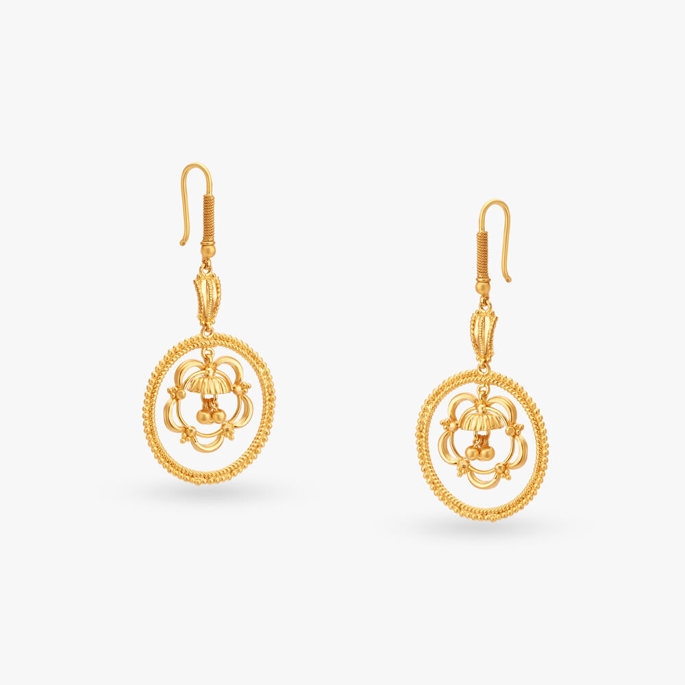 Circle ring earrings store