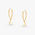 Playful Duck Hoop Earrings for Kids 