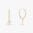 Playful Duck Hoop Earrings for Kids 2