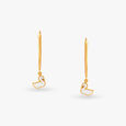 Playful Duck Hoop Earrings for Kids 3