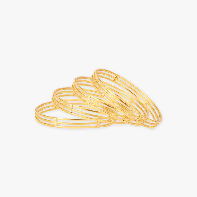 Pure Gold Simplicity Bangle