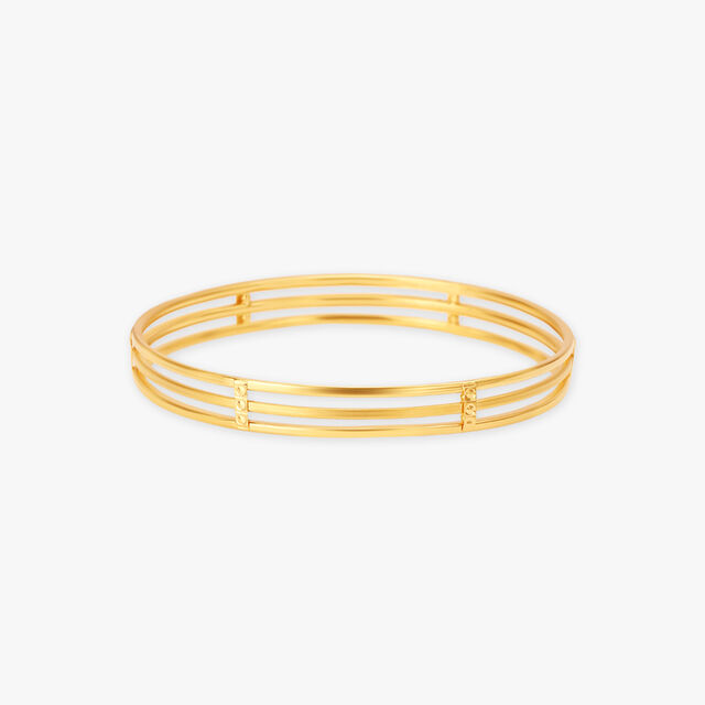 Pure Gold Simplicity Bangle