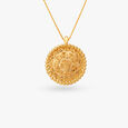 Beaded Gold Pendant 