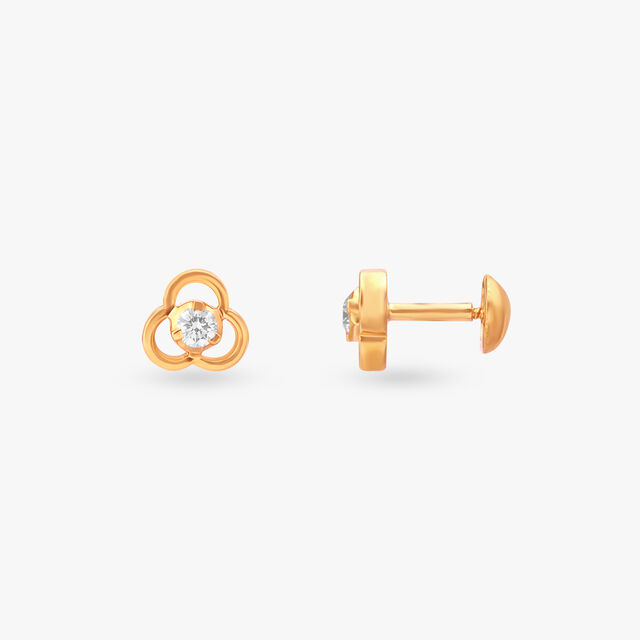 Sparkling Diamond Stud Earrings 2