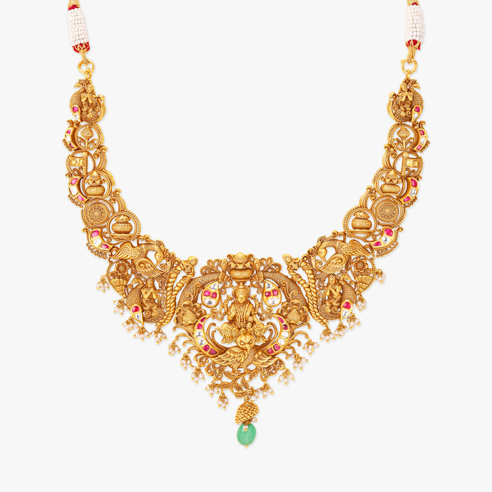 Gold tanishq necklace hotsell