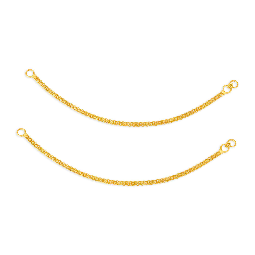 Gold anklets tanishq with price top