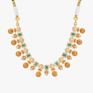 Divine Medallion Gold Necklace