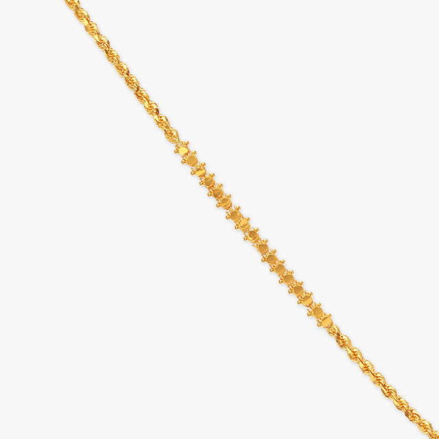Sleek Twisted Gold Chain