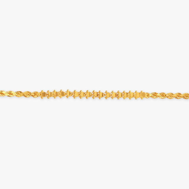 Sleek Twisted Gold Chain