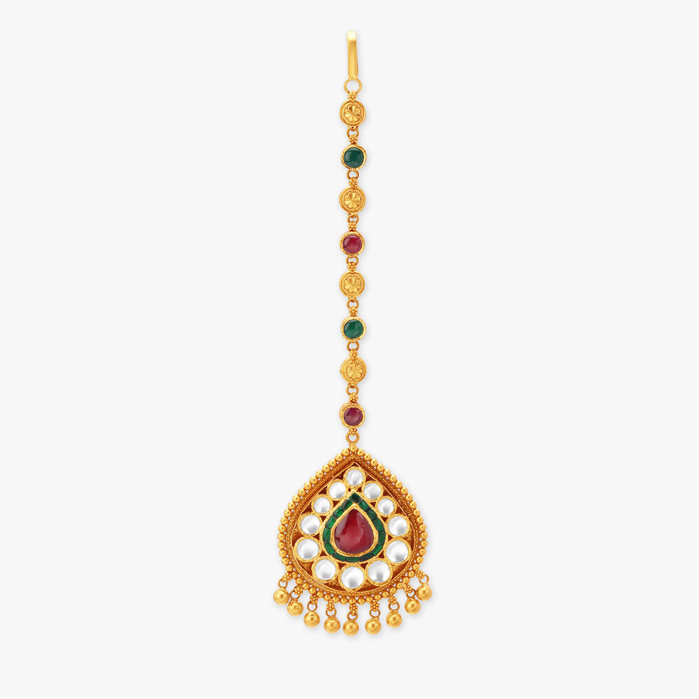 City gold maang tikka on sale