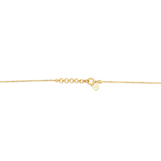 14kt Yellow Gold Stylish Diamond Necklace 2