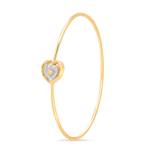 14KT Yellow Gold Little Joys Diamond Bangle 2
