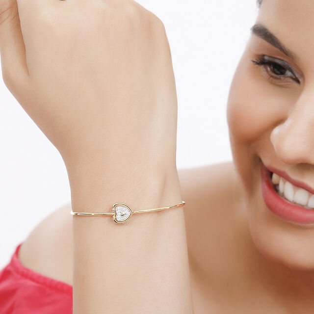 14KT Yellow Gold Little Joys Diamond Bangle 5