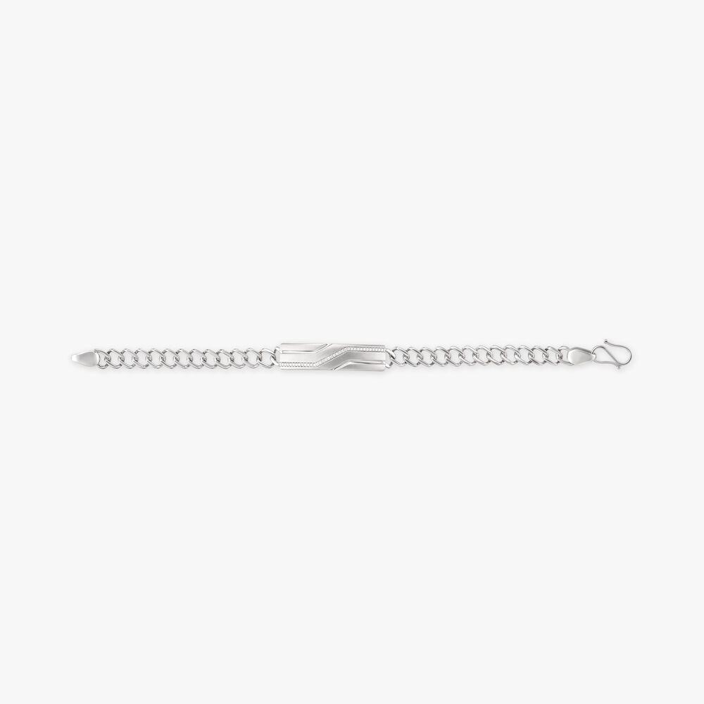 Buy Elegant Platinum Link Bracelet at Best Price Tanishq US
