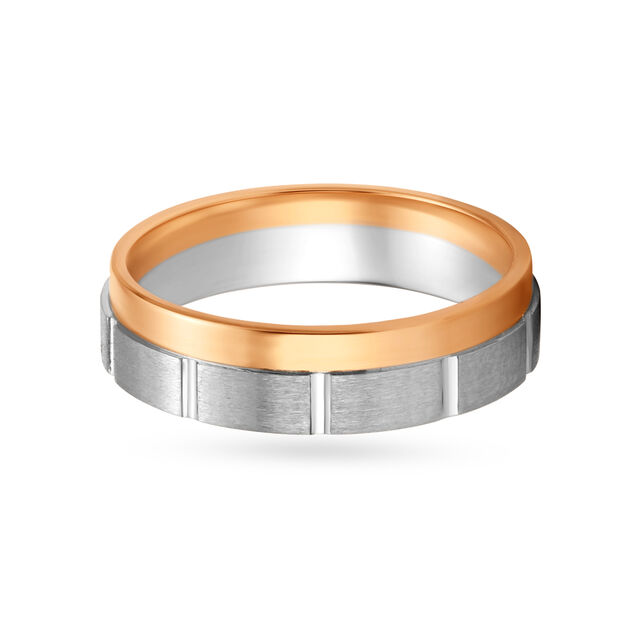 Sculpted Elegance Finger Ring for Men