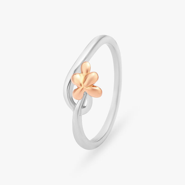 Twisted Platinum Finger Ring