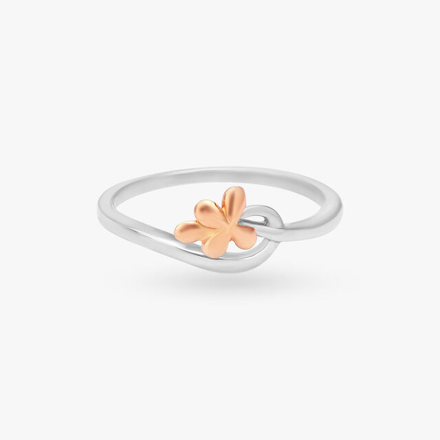 Twisted Platinum Finger Ring