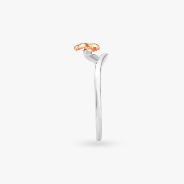 Twisted Platinum Finger Ring