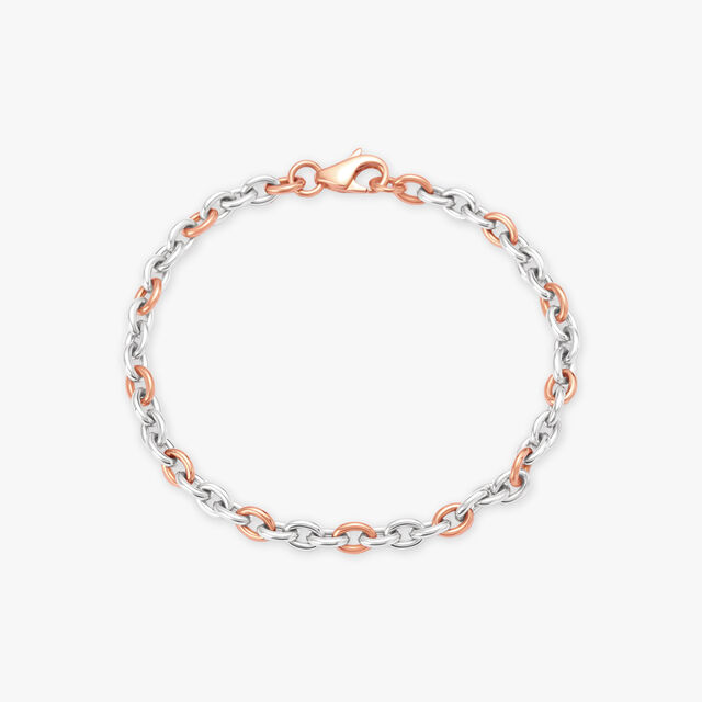 Dual-Tone Platinum Bracelet