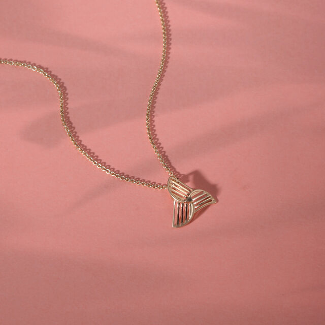 14KT Yellow Gold Lighter Side Of Work Pendant