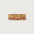 Yellow And Dual Tone Unity 18KT Yellow and Rose Gold Finger Ring 3