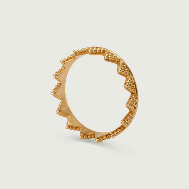 Yellow And Dual Tone Unity 18KT Yellow and Rose Gold Finger Ring 6