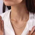 18KT Yellow-White Gold Link Chain 2