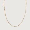 18KT Yellow-White Gold Link Chain 3