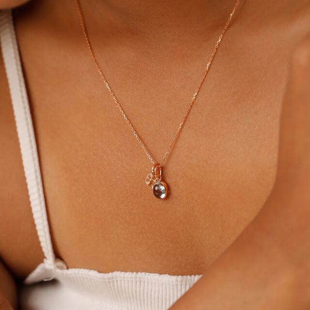 Mia Mystic 18KT Rose Gold Sagittarians Birthstone Pendant 