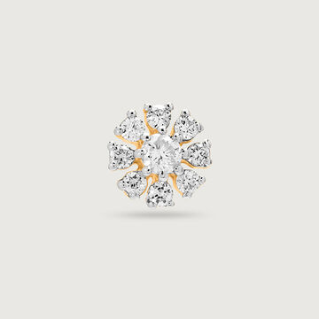 Mia by Tanishq 18KT Yellow Gold Diamond Nose Pin