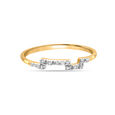 18KT Yellow Gold Martini Finger Ring 2