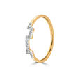 18KT Yellow Gold Martini Finger Ring 3