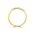 18KT Yellow Gold Martini Finger Ring 4