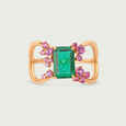 14KT Yellow Gold Sweet Hurricane Finger Ring 3