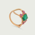 14KT Yellow Gold Sweet Hurricane Finger Ring 4