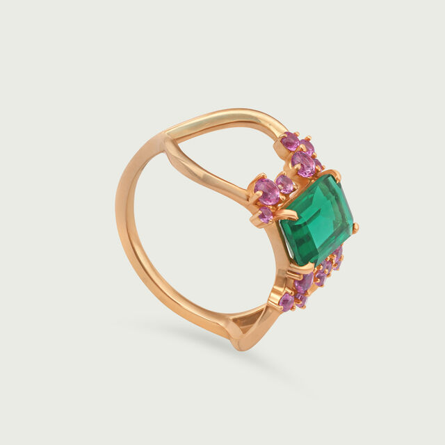 14KT Yellow Gold Sweet Hurricane Finger Ring 4