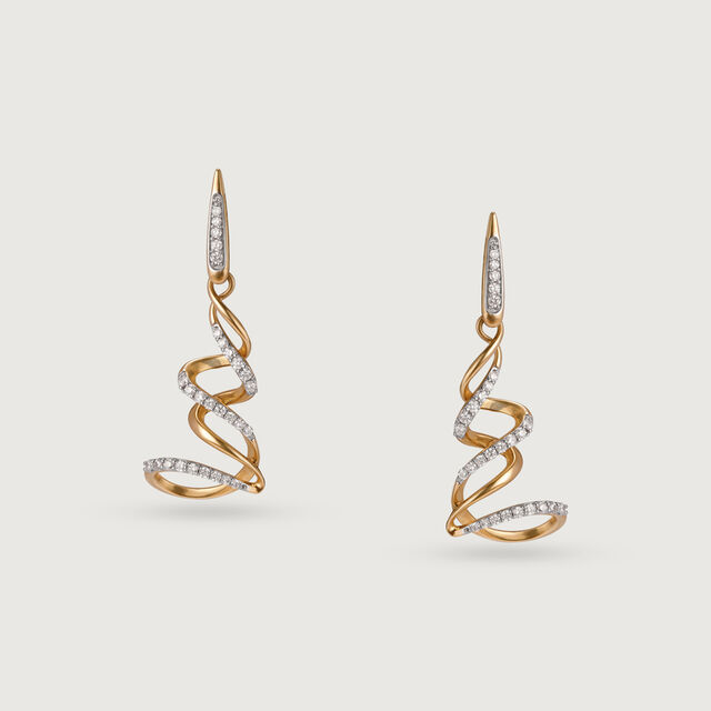 Diamond Radiance Spiral Earring 4