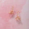 Golden Sway 18KT Gold Stud Earrings 