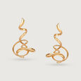 Golden Sway 18KT Gold Stud Earrings 4