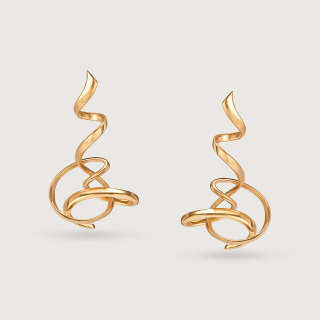 Golden Sway 18KT Gold Stud Earrings 4