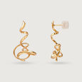 Golden Sway 18KT Gold Stud Earrings 5