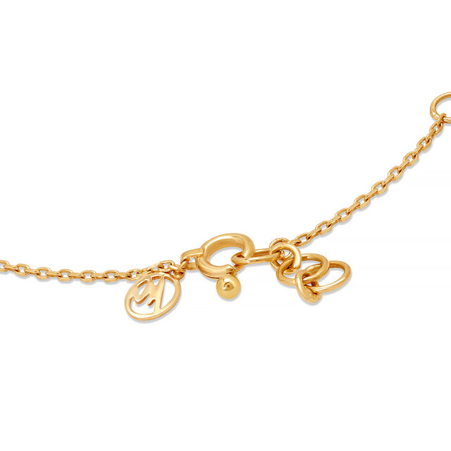 14KT Yellow Gold Layered Evil Eye Bracelet 6