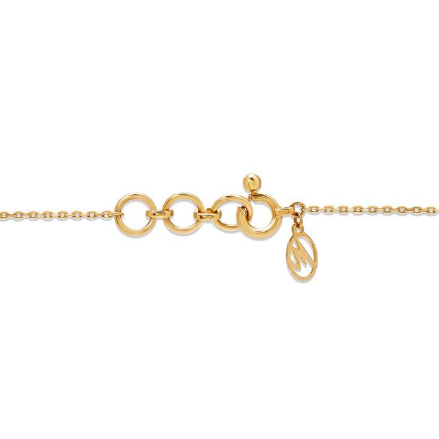 14KT Yellow Gold Minimalist Evil Eye Necklace 4