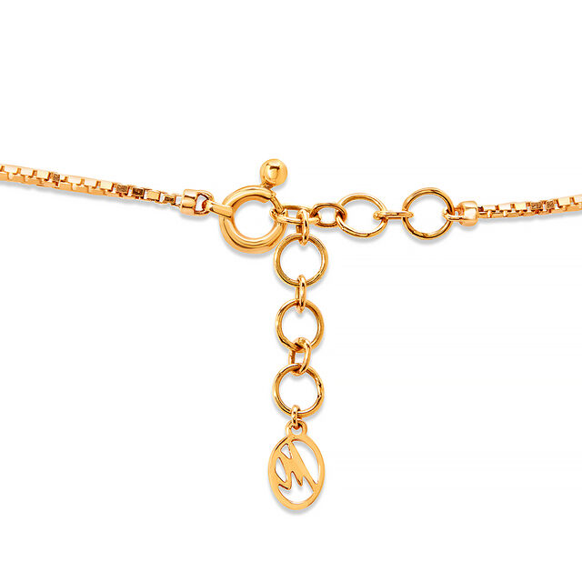14KT Yellow Gold Evil Eye Necklace With Diamonds 5