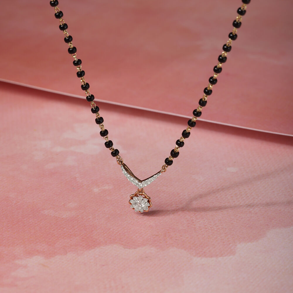 18KT Idyllic Diamond Mangalsutra