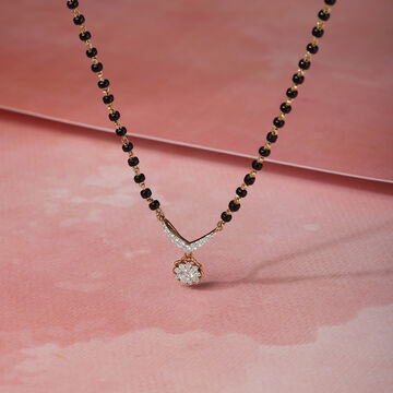 14KT Idyllic Diamond Mangalsutra